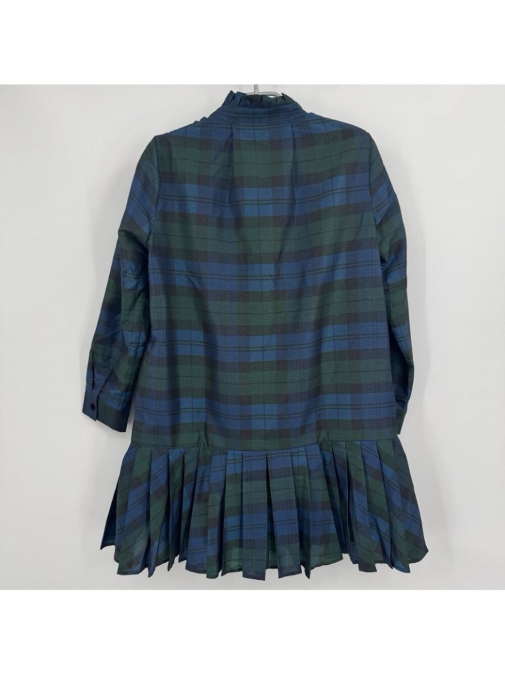 Tuckernuck Blackwatch Plaid Tate Dress size S Small Long Sleeve Mini - Picture 3 of 7